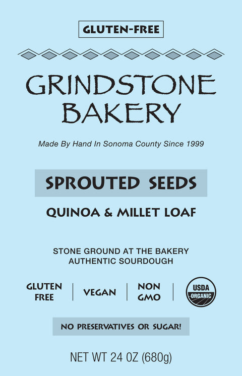 Sprouted Seeds Quinoa Millet Sourdough